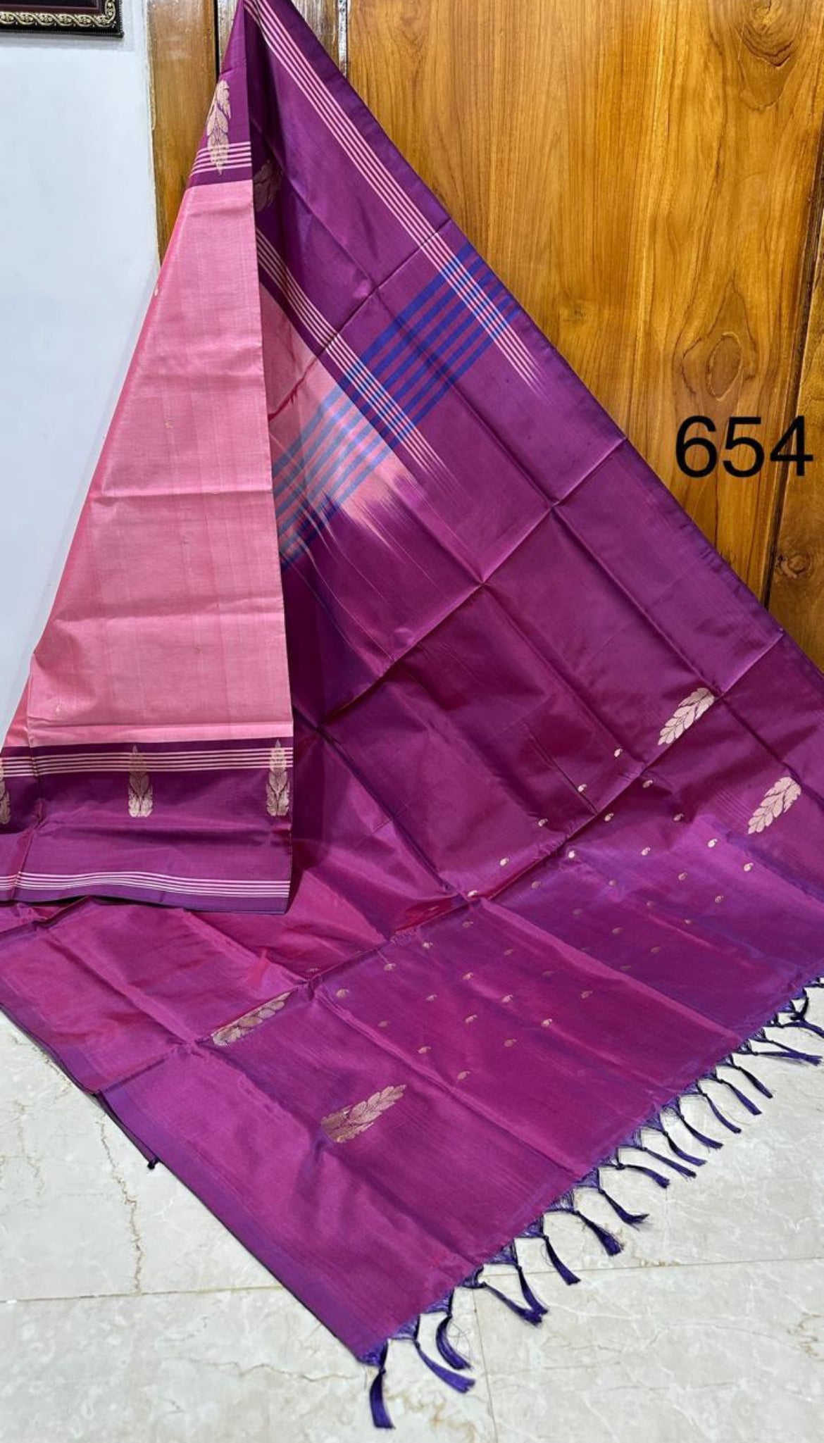 . Vaalai Pattu Vegan Silk Handloom Saree Collection – Lightweight Elegance with Traditional Charm