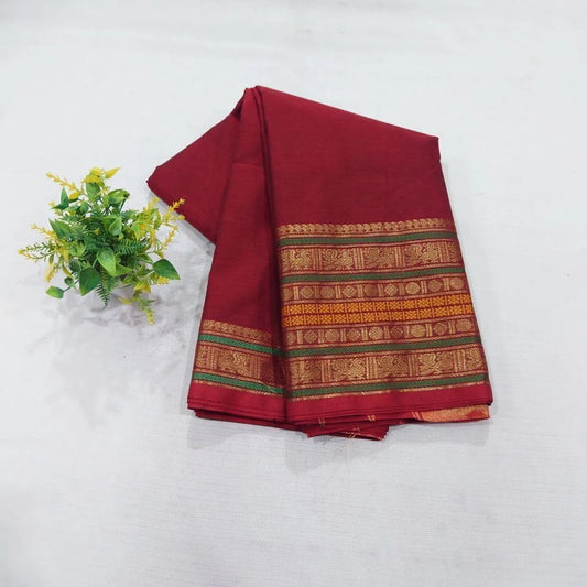 . Pure Chettinad Cotton Saree – Heritage from Tamil Nadu