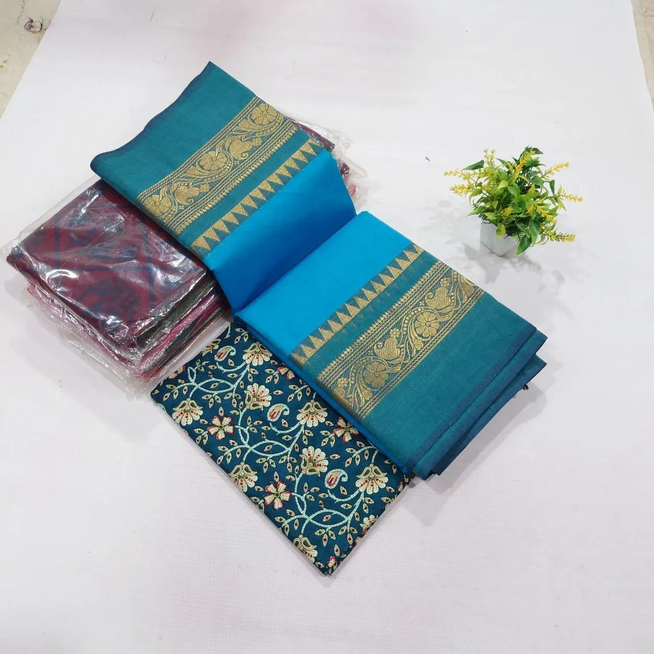 . Pure Chettinad Cotton Saree – Heritage from Tamil Nadu