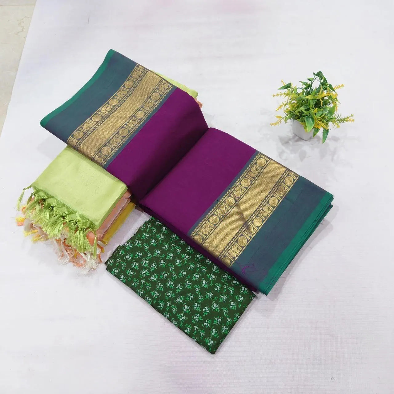 . Pure Chettinad Cotton Saree – Heritage from Tamil Nadu